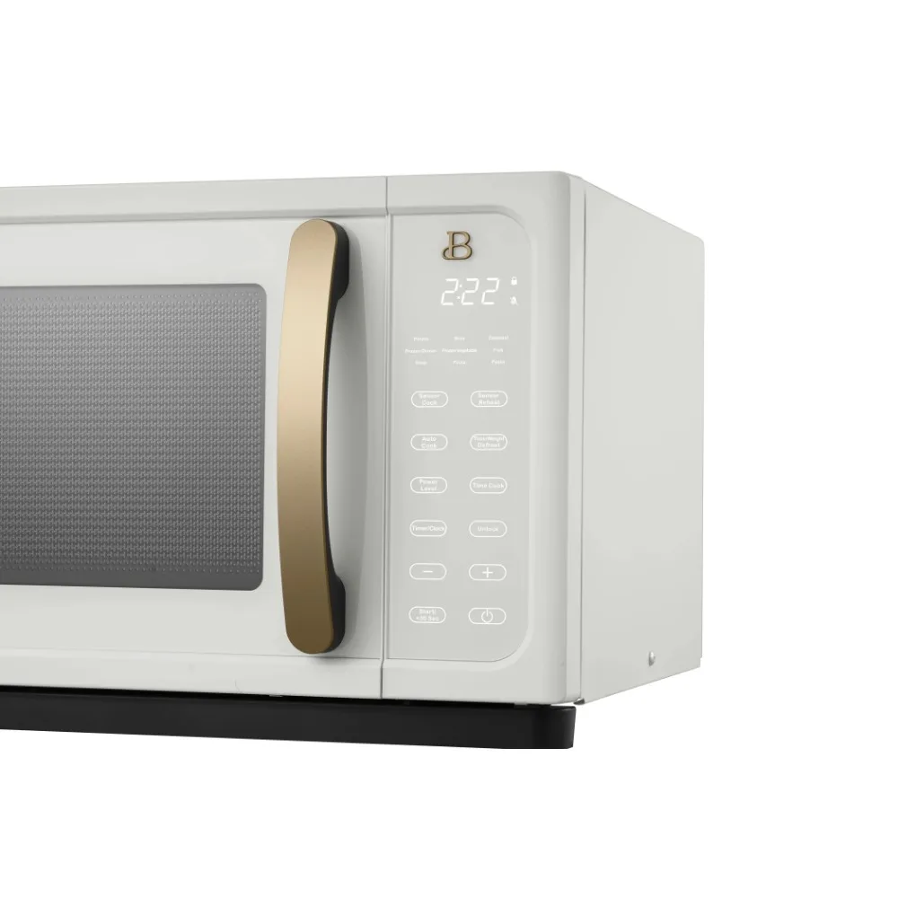 2024 Beautiful 1.1 Cu ft 1000 Watt, Sensor Microwave Oven, White Icing by Drew Barrymore 5
