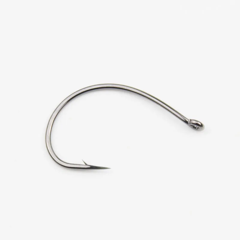 50Pcs 여러 크기  3  2  1 1/0 2/0 드롭 샷 후크 엉뚱한 웜 피쉬 후크 모든 파인스 스타일 부드러운 플라스틱을 위한 오프셋 원형 후크