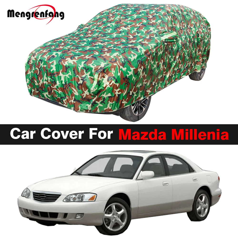 

Waterproof Car Cover For Mazda Millenia Camouflage Anti-UV Sun Shade Snow Rain Protect Auto Cover Windproof