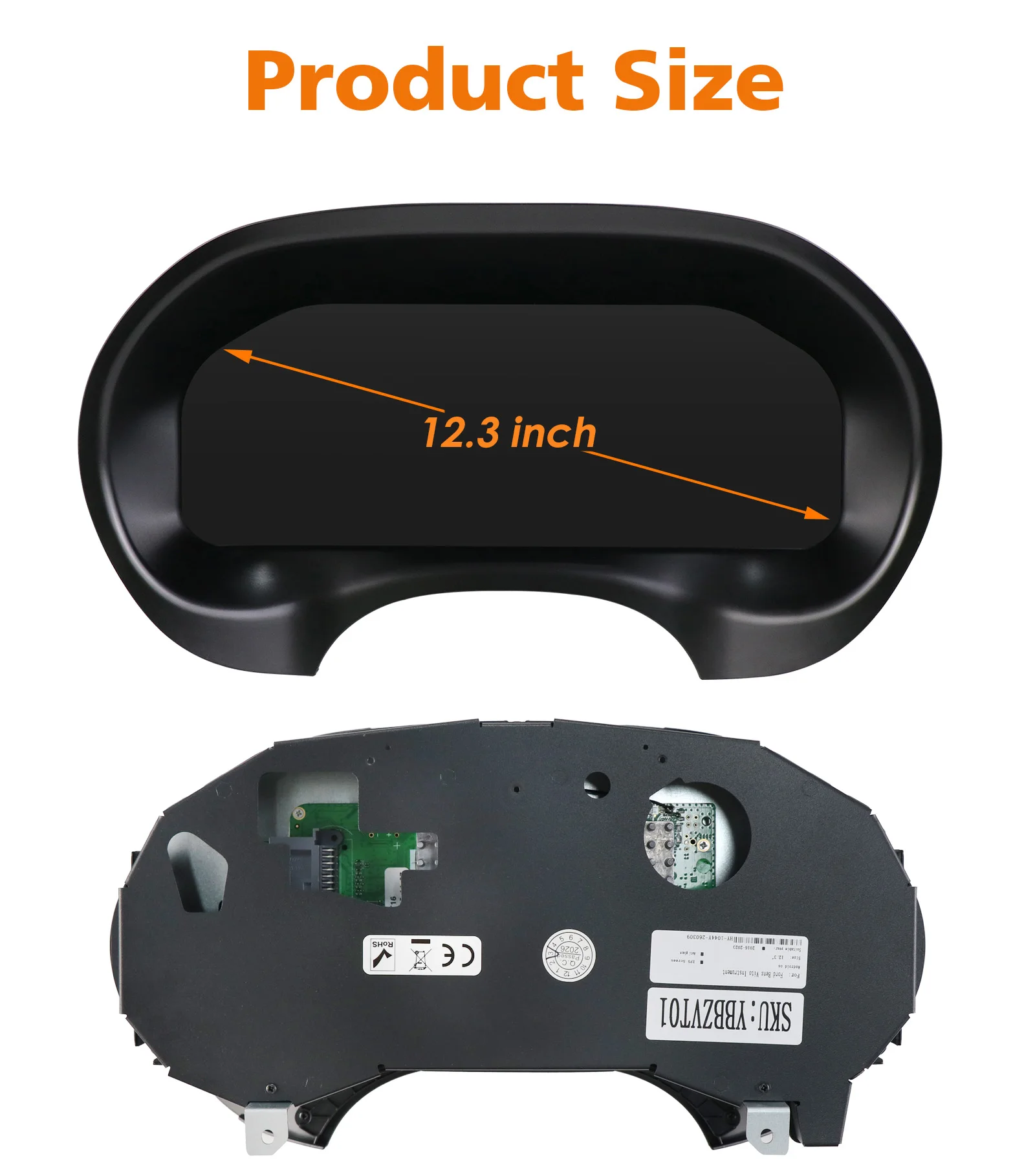Panel de Instrumentos Digital LCD de 12.3 Pulgadas para Mercedes-Benz Vito 2016-2023, Android Auto, Carplay, Cabina Virtual 6