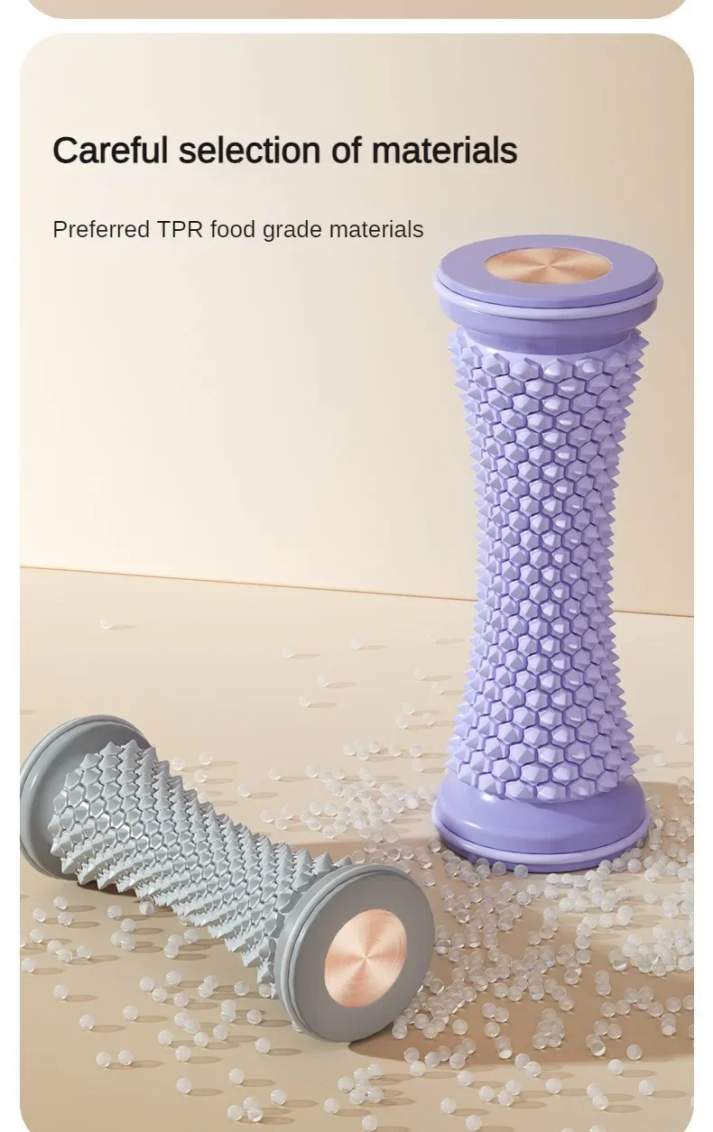 Description Picture 4 of itemYoga Massage Balls Foot Massager Roller Plantar Fascia Roller Muscle Relaxation Care Plastic Manual Foot Massager Excercise Ball