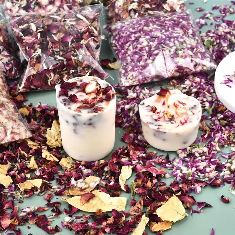 Description Picture 3 of item10g Natural Dried Flower Petals For Wedding Confetti Floral Bridal Shower Birthday Party Decor DIY Scented Candle Resin Material