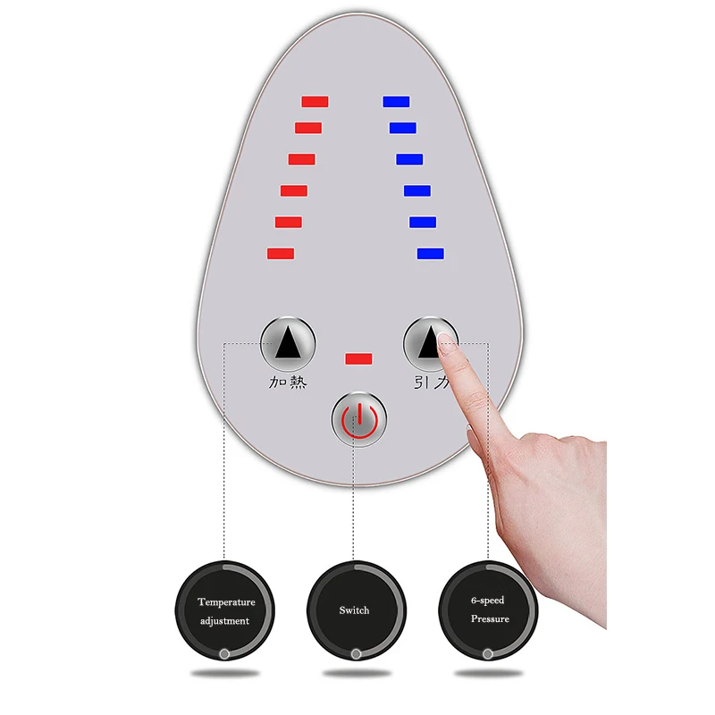 Description Picture 4 of itemElectric Suction Cup Vacuum Massager Body Profissional Cupping Therapy Set EMS Anti Celulite Fat Burning Guasha Tools Heating