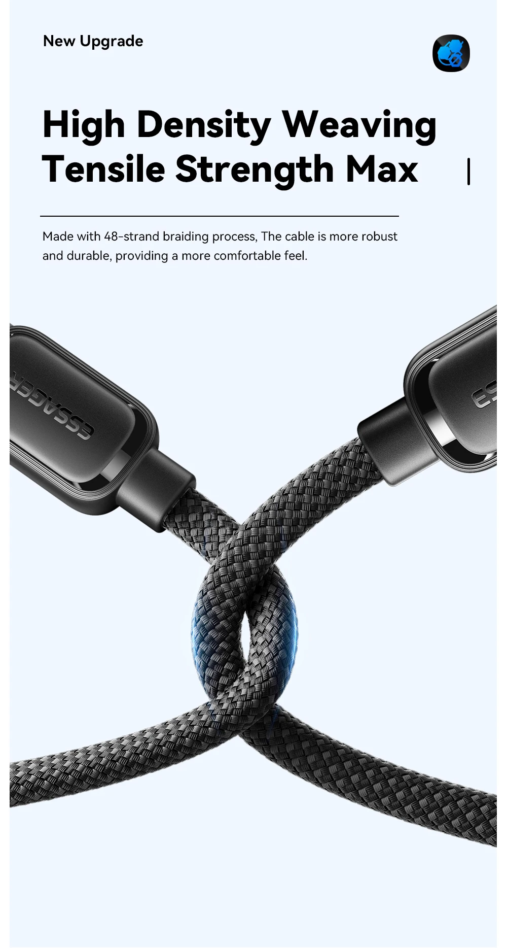 Essager 7a magnetisches Schnell ladekabel USB a bis Typ c magisches Seil USB-Magnet kabel Automatik kabel für vivo oneplus oppo – Detail 12