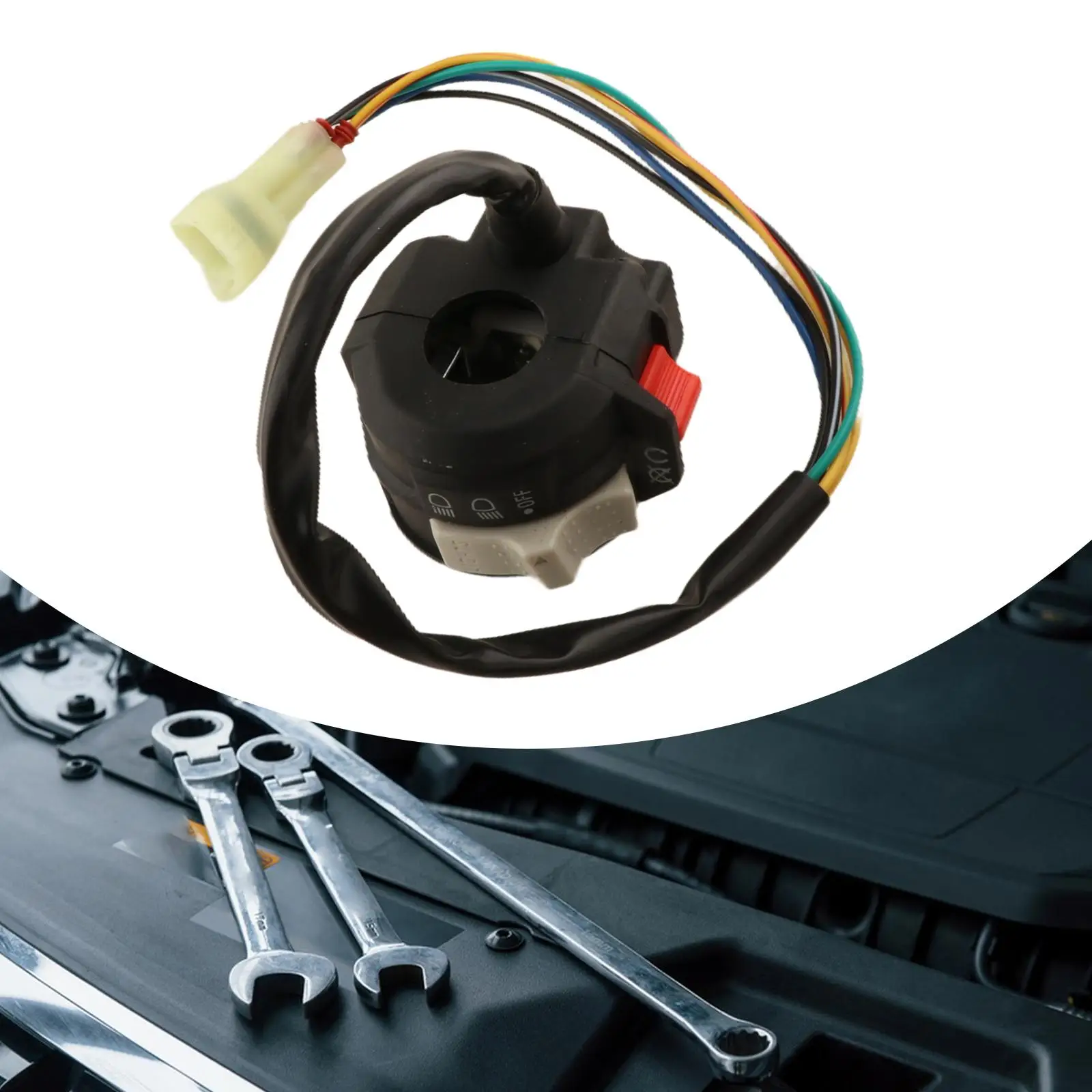 Left Handlebar Control Switch 5fk-83975-11-00 5fk-83975-00-00 Direct Replaces for Yamaha ATV Yfz350 Banshee 350 Spare Parts