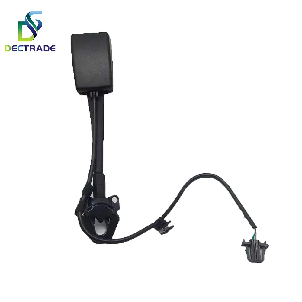 DECTRADE Safety Front Seat Belt Buckle Extender Clip Socket Plug w/ Warning Cable For Audi A6 C7 2012- 4GD 857 755 4GD857755