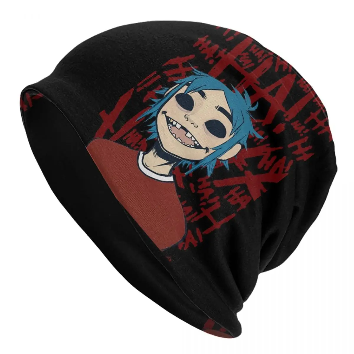 

Gorillazed Beanie Hats Knitting Hat Kpop Thermal Elastic Female Male Caps Autumn Winter Custom Trendy Bonnet Hats Gift Idea