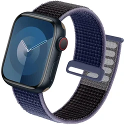 Nylon Loop Strap Bracelet - 38mm-40mm-41mm (2C midnight blue 43)