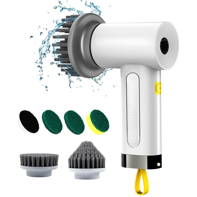 

Electric Cleaning Brush, Spin Scrubber For Bathroom And Joints, Cleaning Brush For Household, Perfect For Kitchen Easy To Use