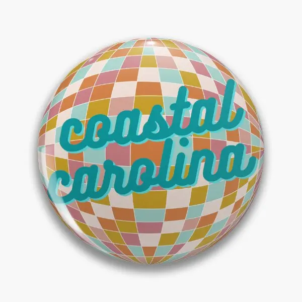 

Coastal Carolina Disco Soft Button Pin Collar Brooch Hat Fashion Creative Badge Gift Cartoon Lapel Pin Funny Clothes Metal