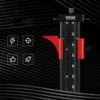 2022 Dspiae AT-PST Parallel Scribing Tool Isometric Line Engraver Parallel Line Carving Tool Scribed Line Pin Black 110*40*6mm 3