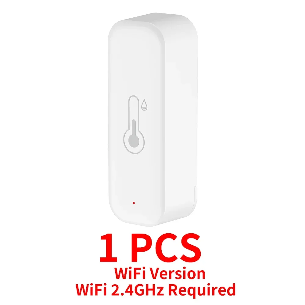 WiFi Smart Home Temperature and Humidity Sensor with App Remote Alarm