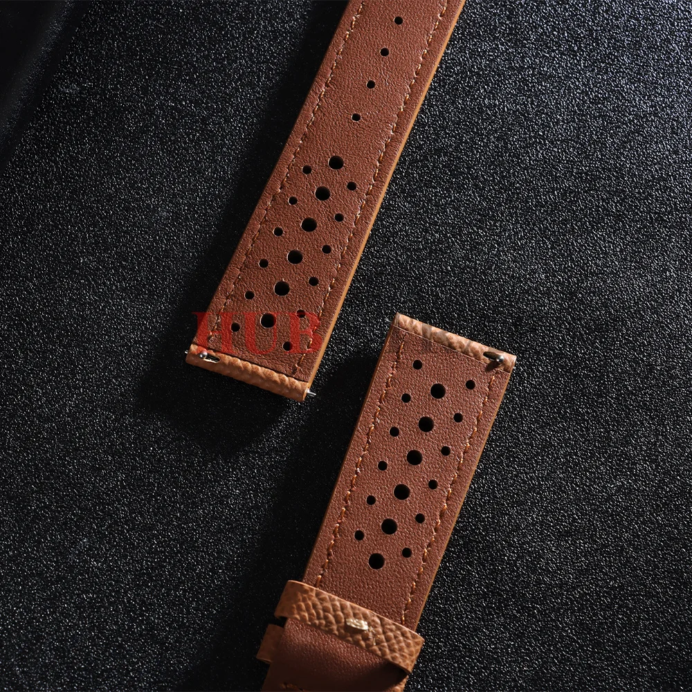 Vintage Leather Quick Release Watch Strap - Universal Breathable Cowhide Band