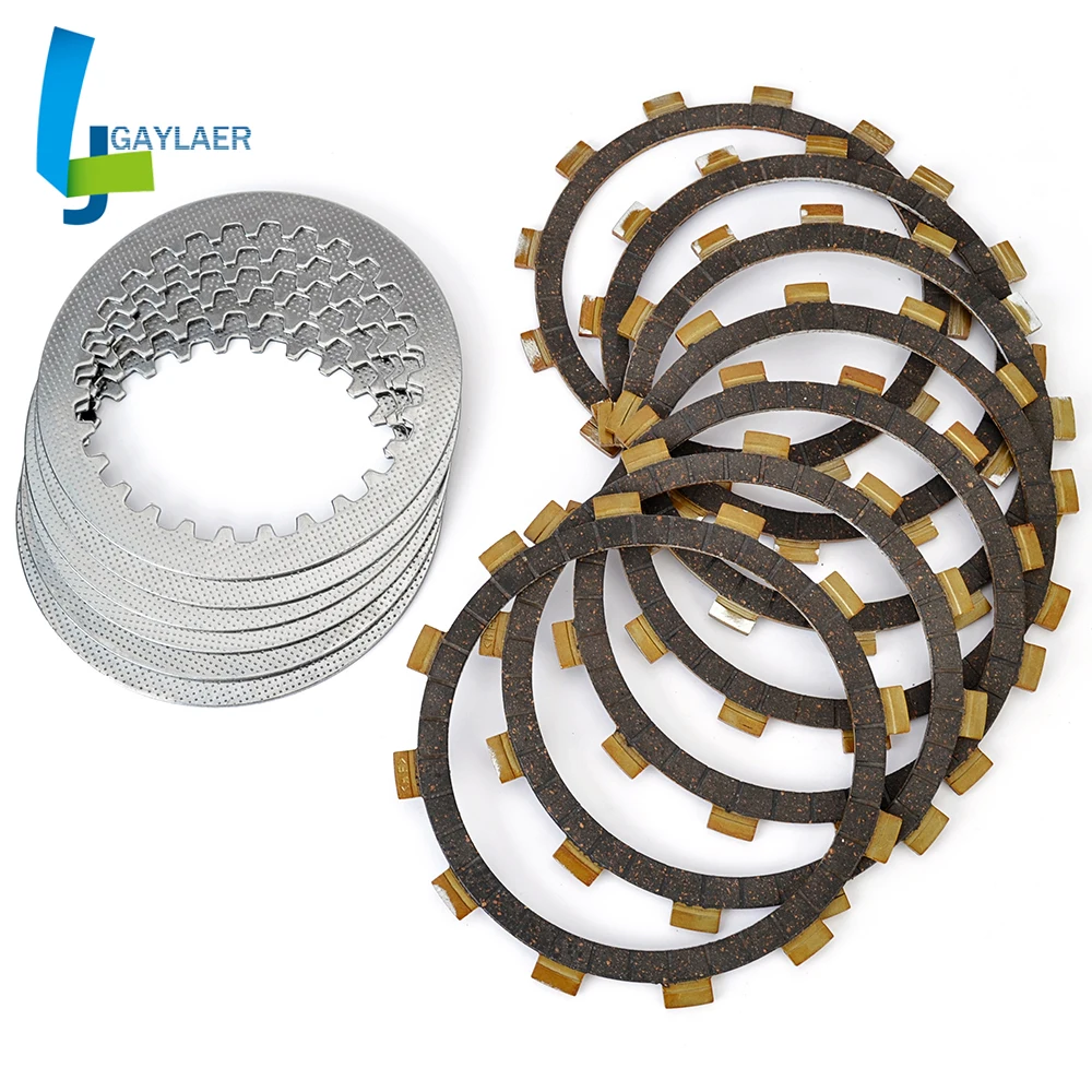 

Clutch Friction Plates 3J2-16324-00 for Yamaha 5Y1-16331-01 4H7-16325-00 168-16325-00 YFM400 YFM40S Big Bear 400 2WD