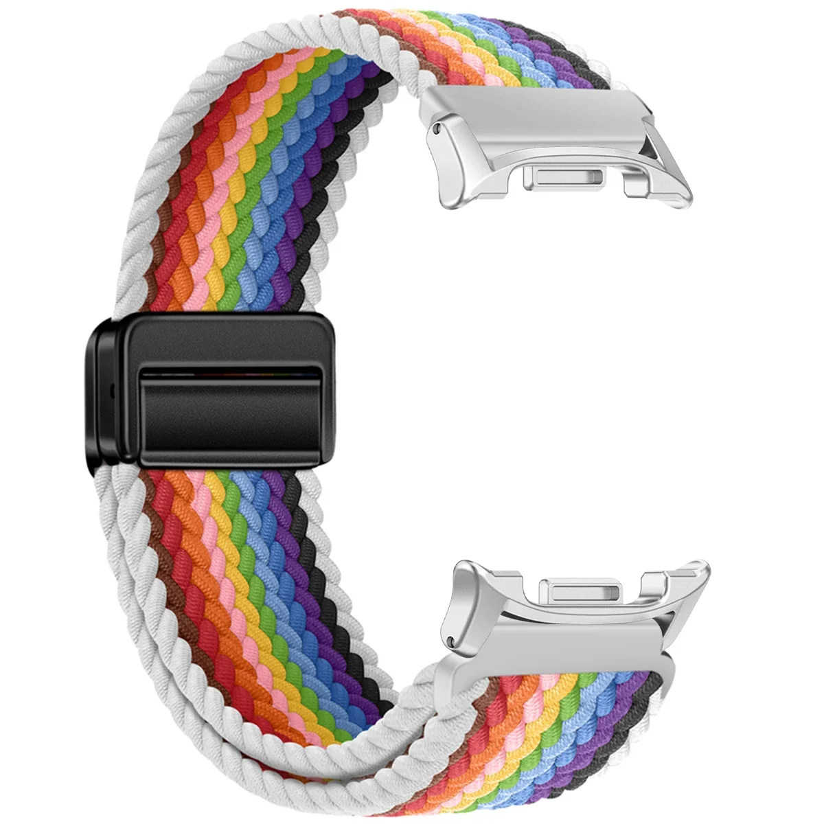 Colorful Magnetic Nylon Braided Sport Strap Bracelet