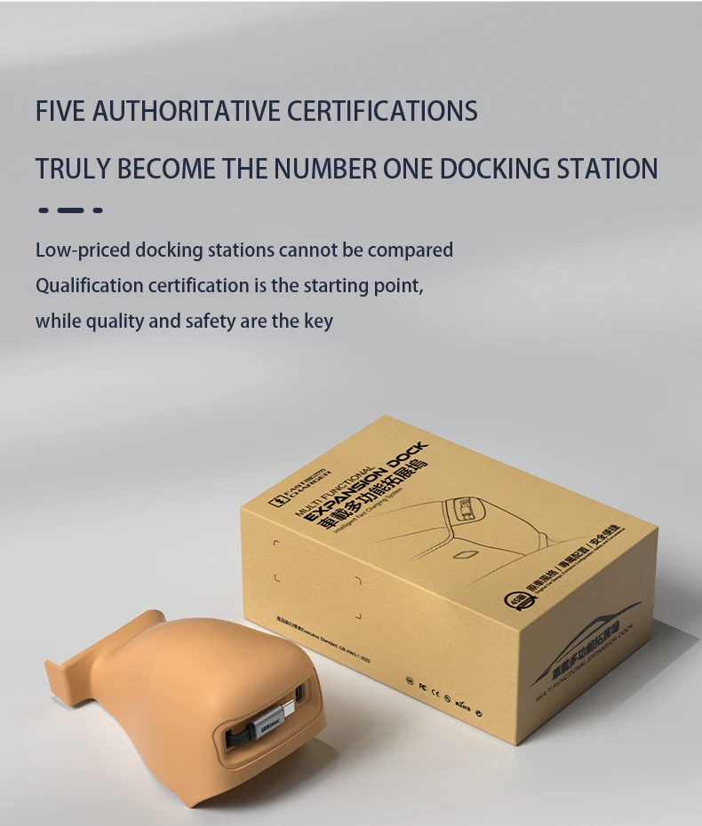 For DENZA D9 2025 2024 The second-row seat docking station Fast charging extensi