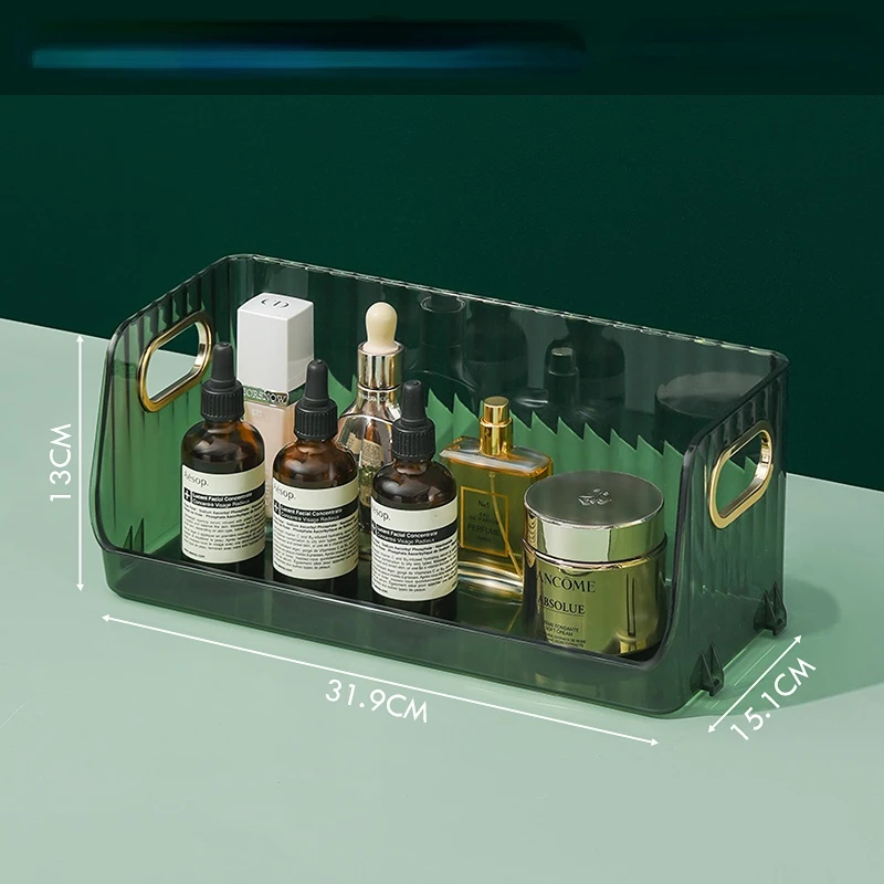 Home Bathroom Jewelry Underwear Mask Finishing Storage Basket Organizer Box Light Luxury Diamond Desktop Cosmetic Storage Boxes