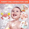 Bubble Machine Crab Frog Music Children's  Bathtub Soap Automatic  Baby Shower Toy 6