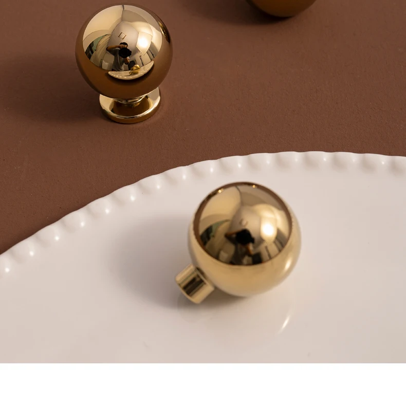 gold drawer pull modern brass cabinet handle