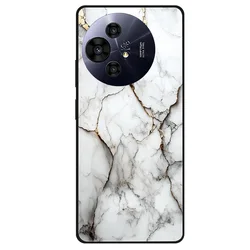 Elegant Marble Soft Matte Silicone Back Cover - Premium Protective Phone Shell Case - -TCL 50 Pro NxtPaper (T0101)