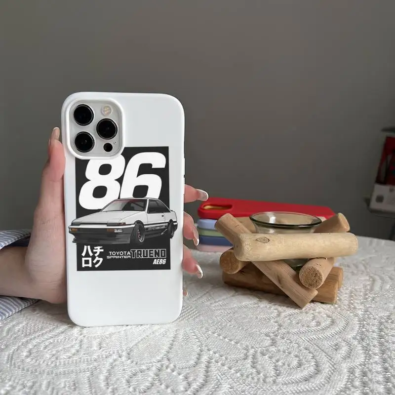 Anime Initial D AE86 Tail Light Art Shockproof Phone Case Cover