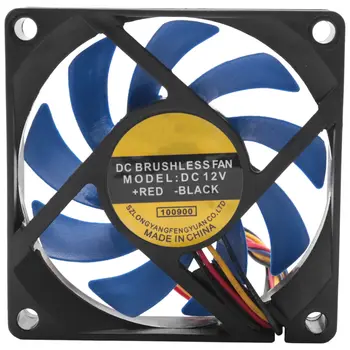CFM PWM CPU PC 컴퓨터 케이스, 선풍기 블루 & 블랙, 12V DC 32, 70mm, 4 핀 컴퓨터 케이스