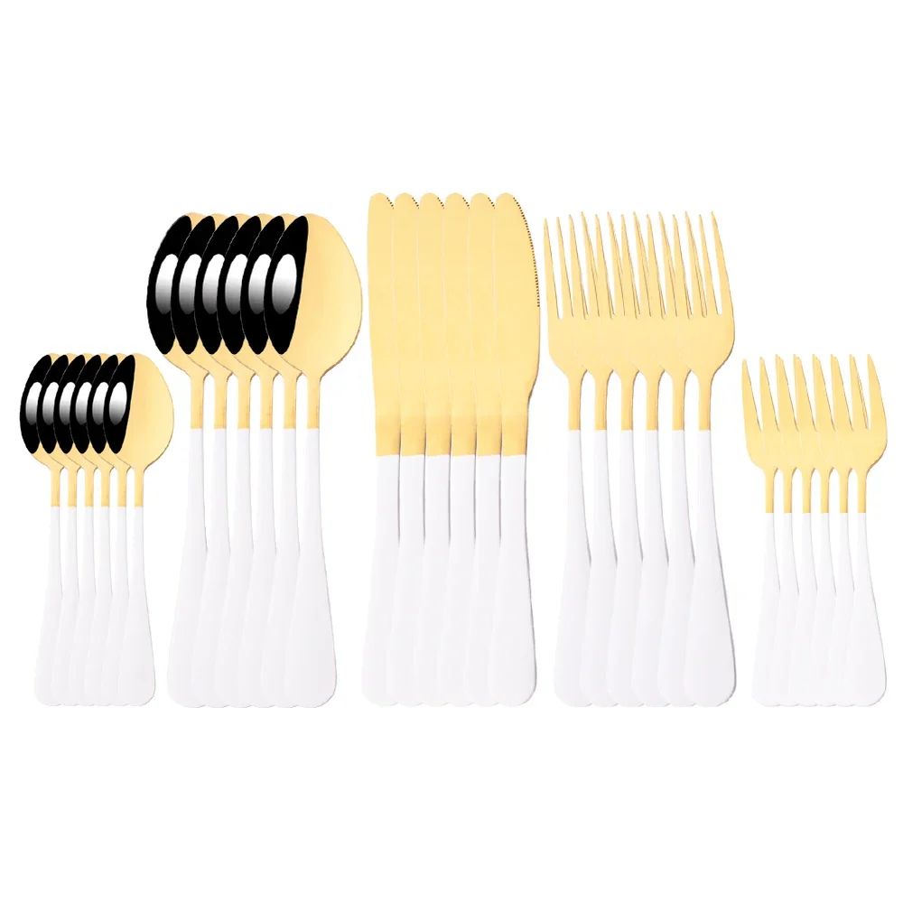 30Pcs White Gold
