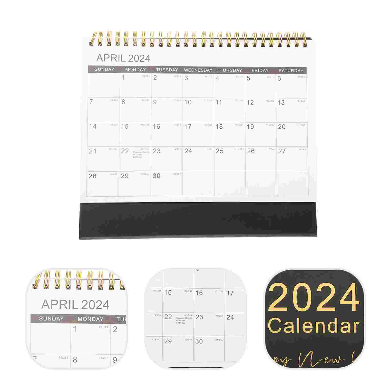 

Full Year Calendar Small Desk Calendar Standing Calendar Desk Calendar for Recording Events
