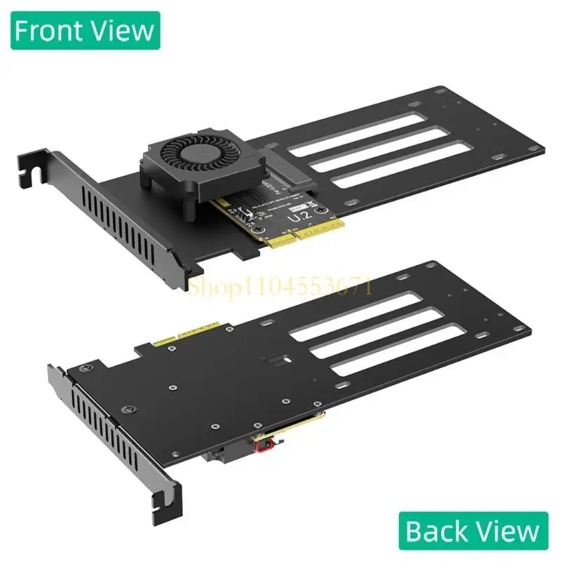 데이터 보안을 위한 과전류 보호 기능을 갖춘 베스트셀러 PCIe 5.0X4 U.2 SFF 8639 어댑터