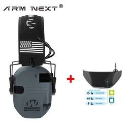 Tactical Shooting Earmuff Headsets Bluetooth 5.1 Hearing Protection Headphone 23dB NRR Safety Noise Reduction Ear Muffs Foldable