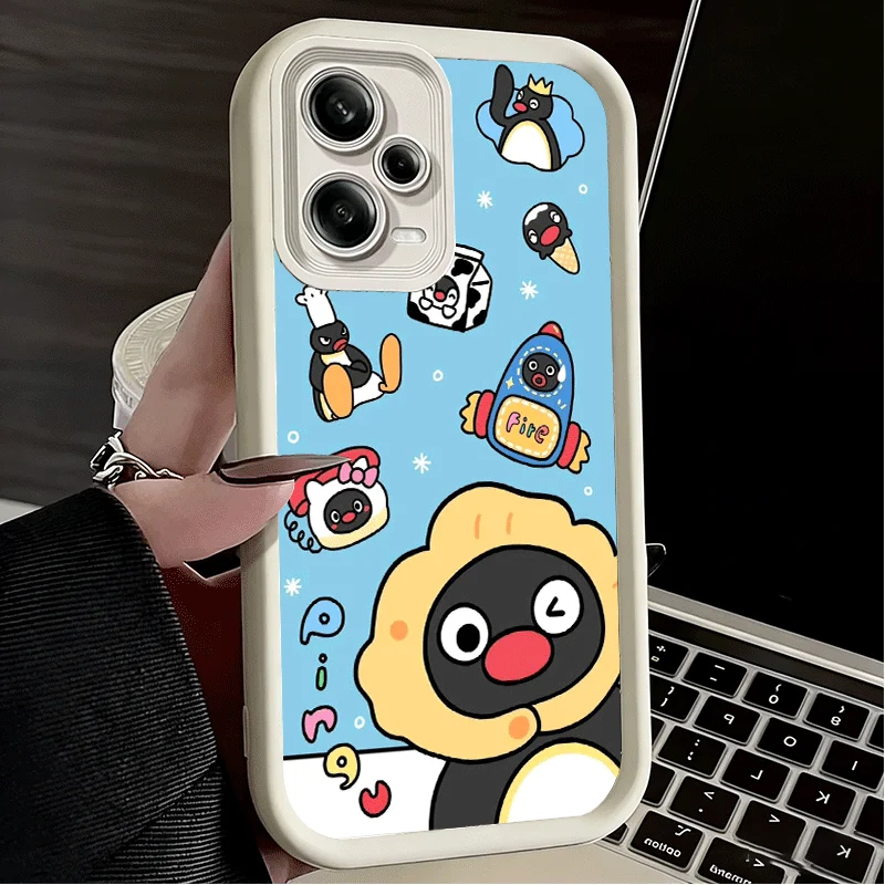 Cartoon Penguin Design Soft Phone Case Sleeve
