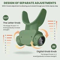 Breathing Exercise Trainers Adjustable and Portable Easy to Clean for Daily,Fitness & Sport Green 2