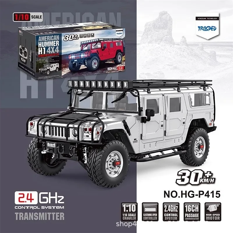 New Hengguan P415 1/10 Civilian Version Simulation Humme Off-road Climbing Vehicle Rc Remote Control Model Car 3