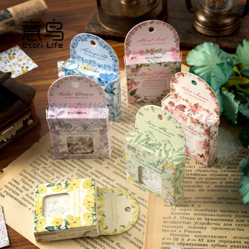 

20sets Kawaii Stationery Stickers Half Acre Flower Field Diary Planner Decorative Mobile Stickers Scrapbooking Craft Stickers