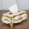 European tissue box, high-end hotel restaurant napkin extraction box, kitchen and living room tabletop tissue storage box 1