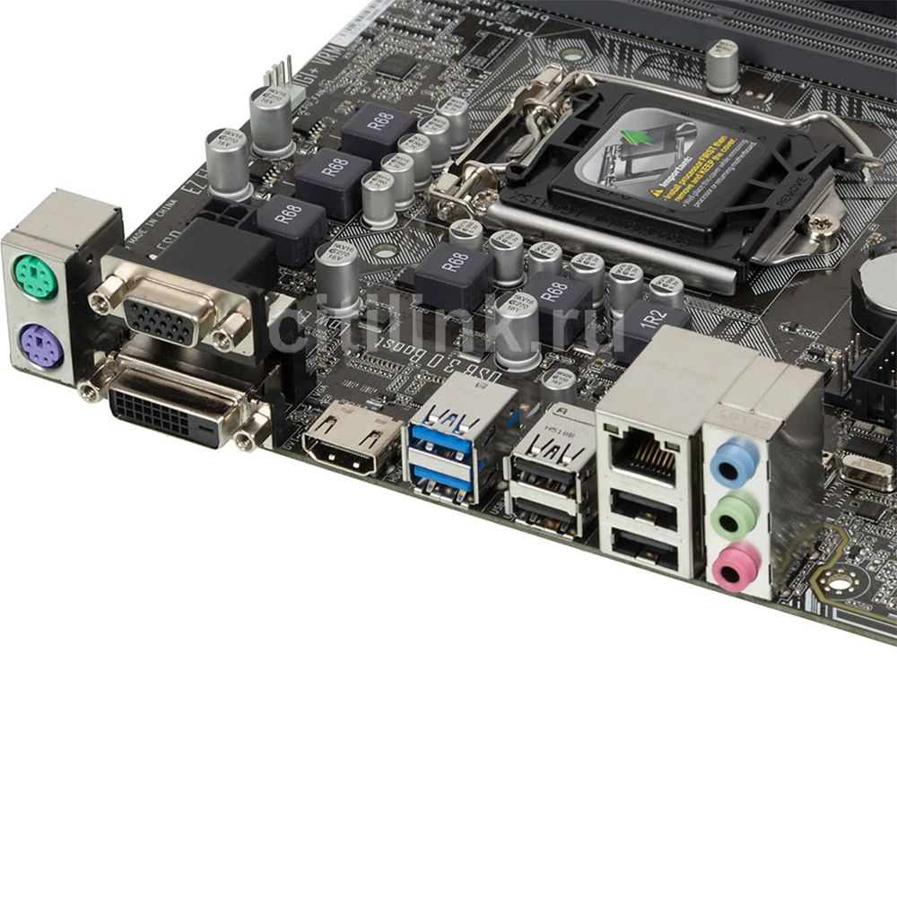 ASUS H110M-A D3 Motherboard with Intel H110 Chipset Built-in Graphics Chip Gigabit LAN Supports Core i7 i5 i3 Pentium Celeron