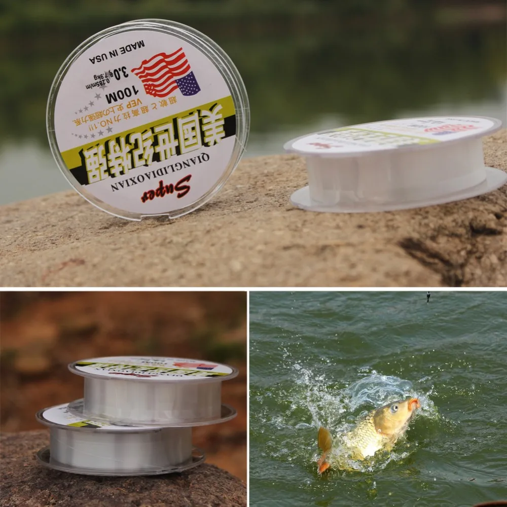 Fishing Line Fishing Wire Fishing Tackle Fluorocarbon Monofilament Nylon