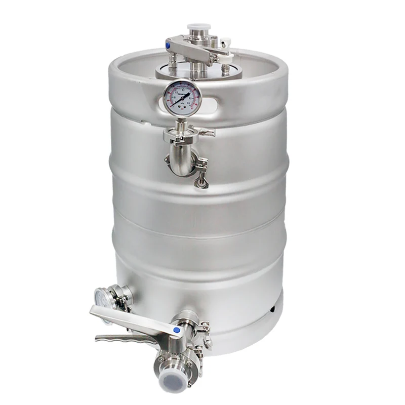 1/2 BBL 304 Stainless Steel Yeast Keg, Brewery 15.5 Gallon Keg For