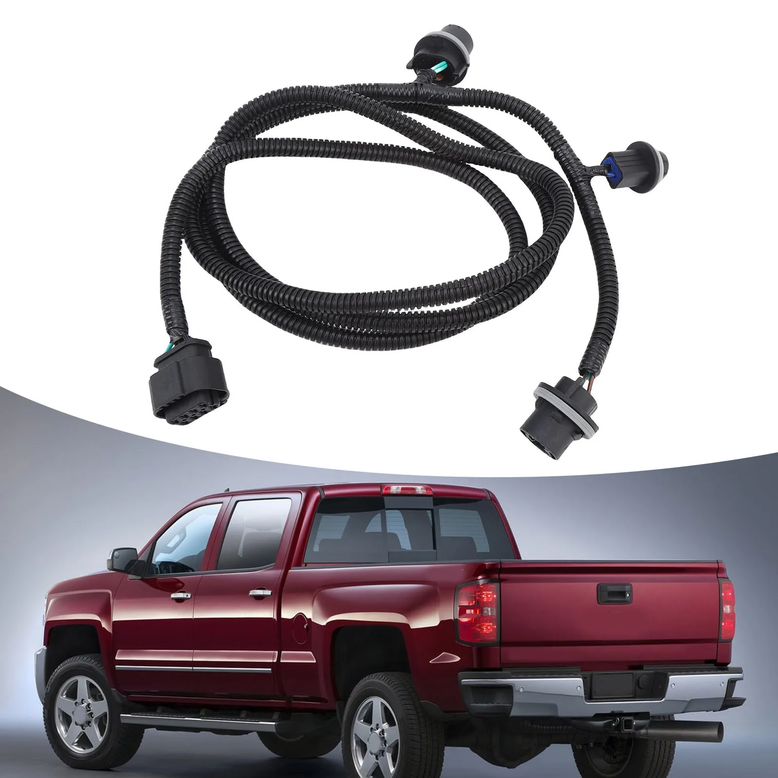 Passenger Side Tail Lamp Wiring Harness Long Lifespan Sturdy Plug and Play 22869169 Tail Light Wire Socket Harness for Vehicle