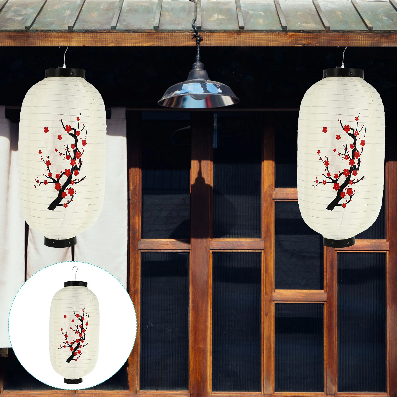

Plum Lantern Decorative Lanterns Simple Ornaments Door Pendants Festival Blossom Japanese Style Chandeliers