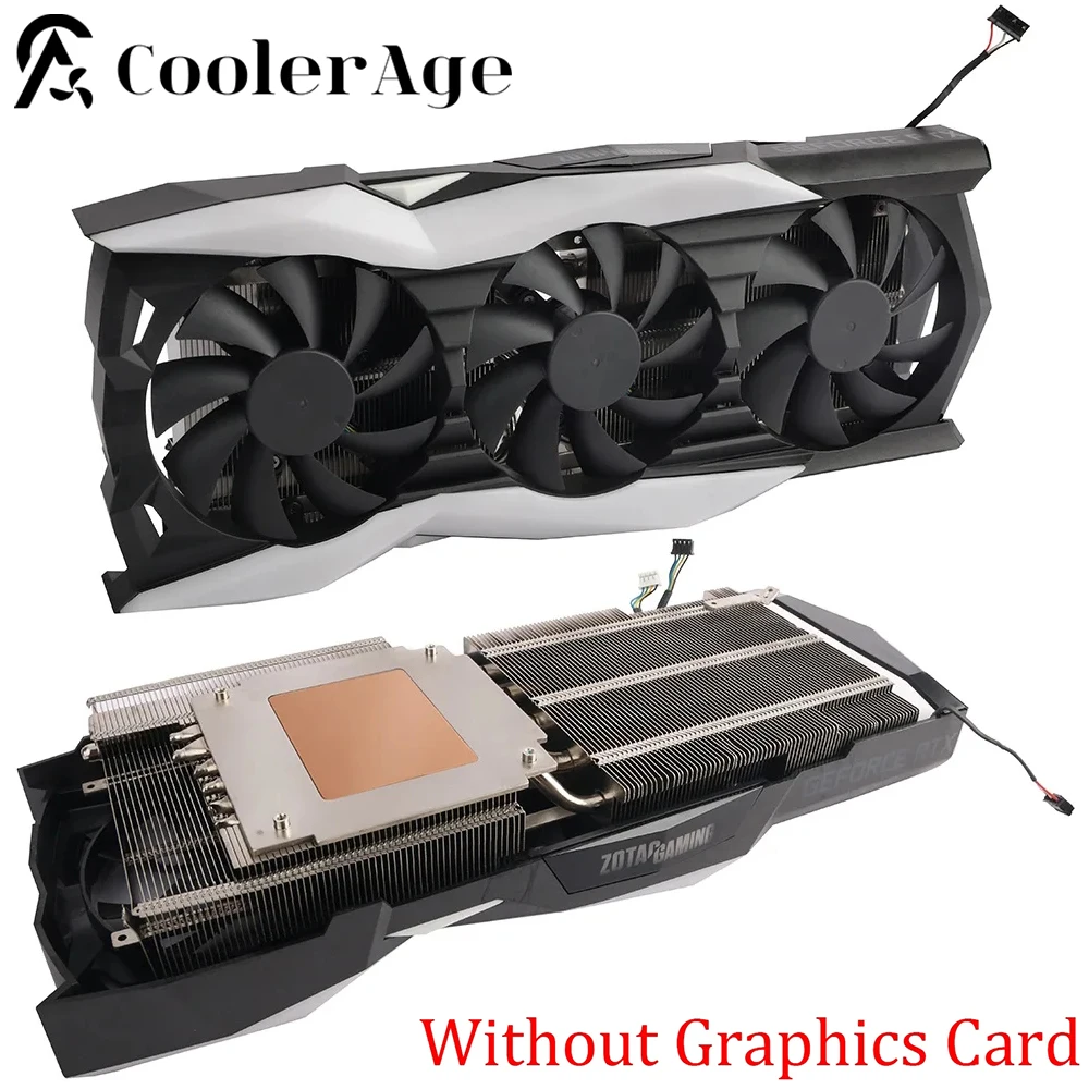 Placa Gráfica de Substituição Original Dissipador para Placa de Vídeo Geforce Rtx 2080 ti Amp Extreme Core Rtx2080ti 87 mm