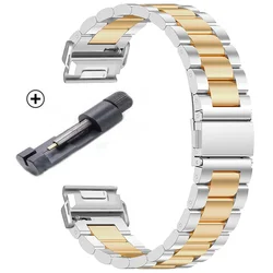 Quick Fit Stainless Steel Strap - Premium Replacement Band - QuickFit 26mm Width (Silver RG)