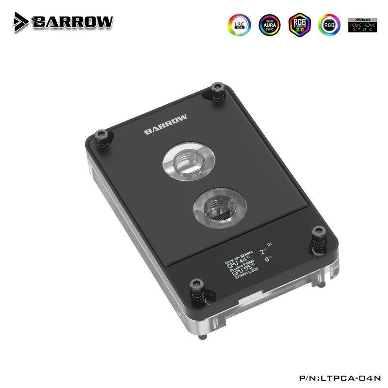 Barrow CPU Water Block AM5 PC Monitor Display Screen Free