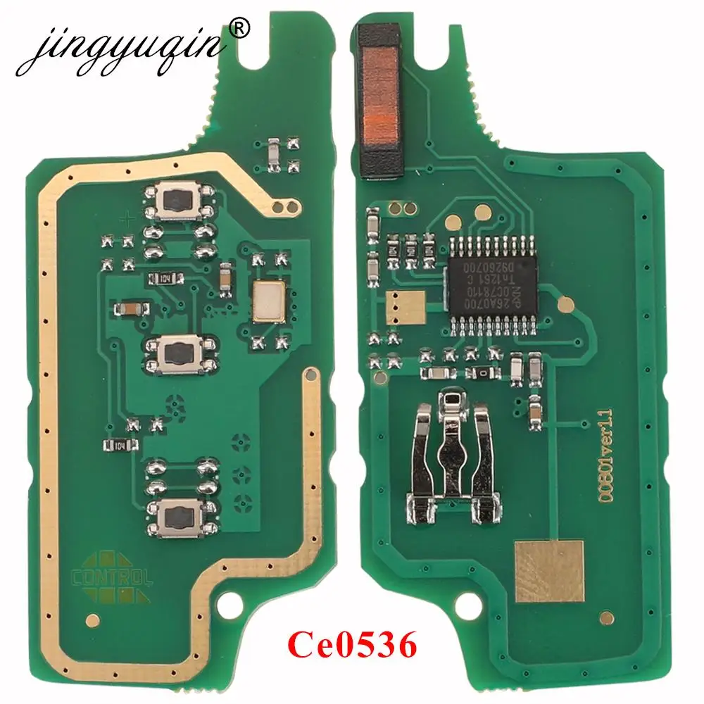 3-przyciskowy Pilot Zdalnego Sterowania 433MHz 4A Chip Do Citroen Dispatch C3 C4 Cactus Do Peugeot Partner 508 308 Expert HU83 Blade