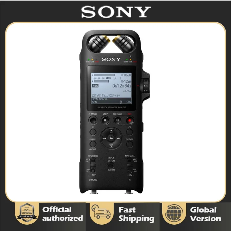 

Sony PCM-D10 Portable High-Resolution Linear PCM Audio Recorder
