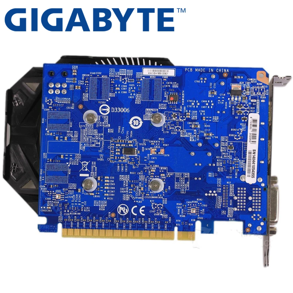 GIGABYTE GTX 750 2GB D5 Video Card GTX750 2GD5 128Bit GDDR5 Graphics Cards for nVIDIA Geforce GTX750 Hdmi Dvi Used VGA Cards best video card for gaming pc