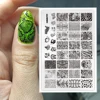 1pcs Snake Leopard Design Nail Stamping Plates Luxury Serpentine Pattern Animal Stripes Nail Plate Nails Art Stencil Stamp Tools 2