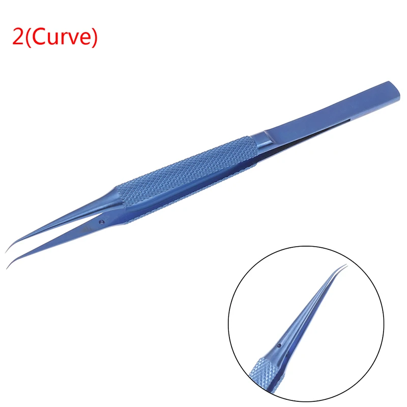 Titanium Alloy Tweezers 1PC 14 cm Repair Tool 0.15mm Edge Precision Fingerprint Tweezers For Picking Tools Precision Tweezers Tweezer Tool