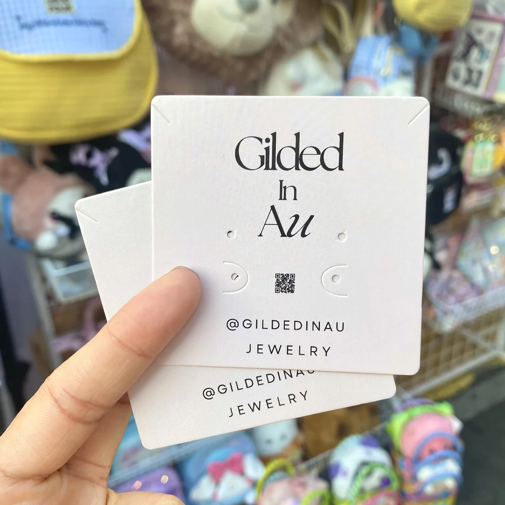 Personalisieren Sie Logo-Pflege-Anleitung, Hochzeitseinladungen, individueller Karton für kleine Unternehmen, Kundendienstkarten, DIY-Schmuckherstellung – Detail 3