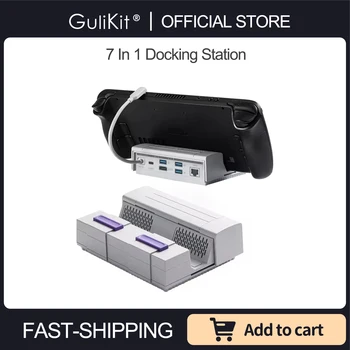 GuliKit 7 in 1 Docking Station SD03 Dock Set for Steam Deck Nintendo Switch ASUS ROG Ally AYANEO Game Console Accessories 1
